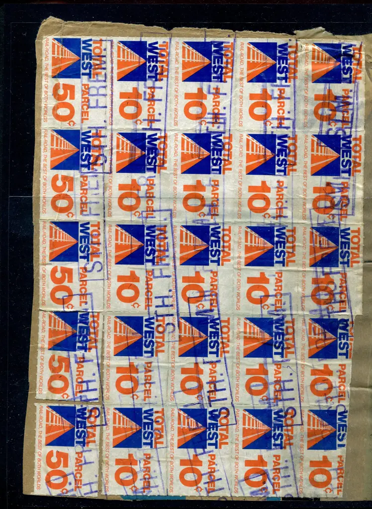 Railway Stamps 1966 decimal issues with diagonal ... Image 1++