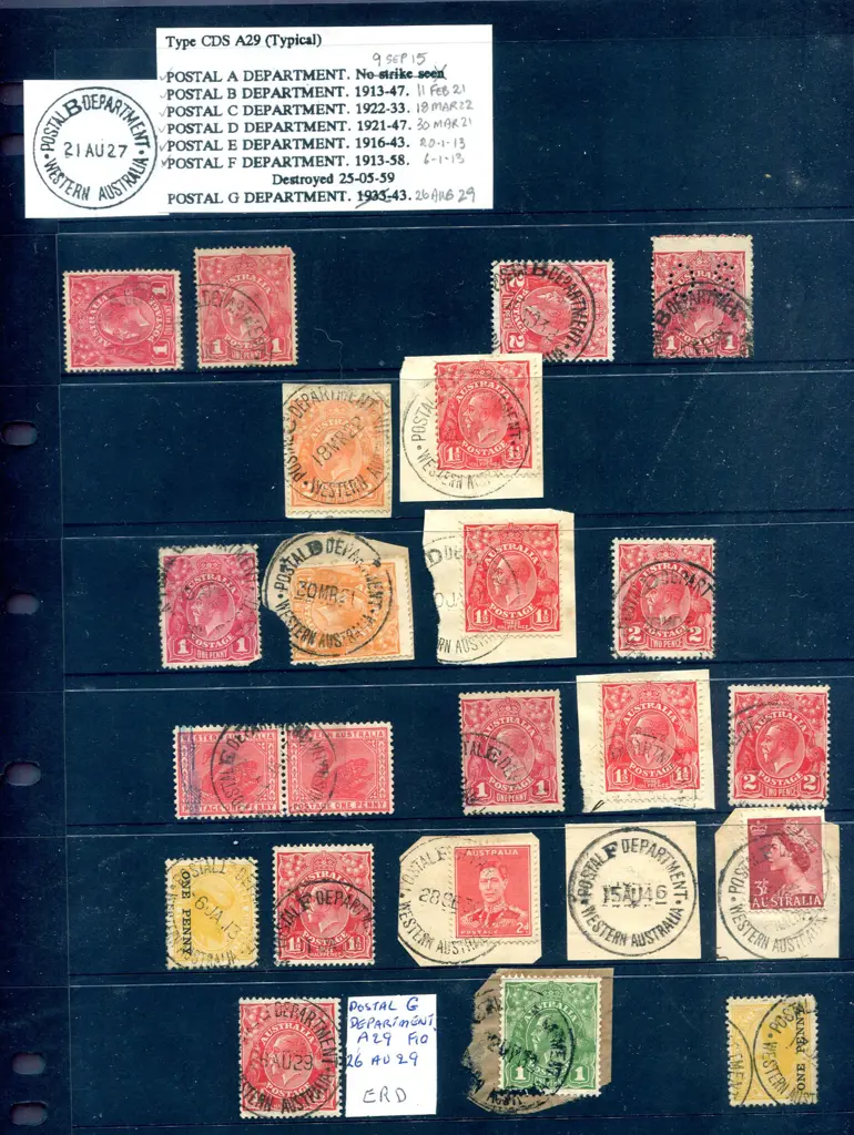 Relief Postmarks Small collection of scarce & rare ... Image 1++