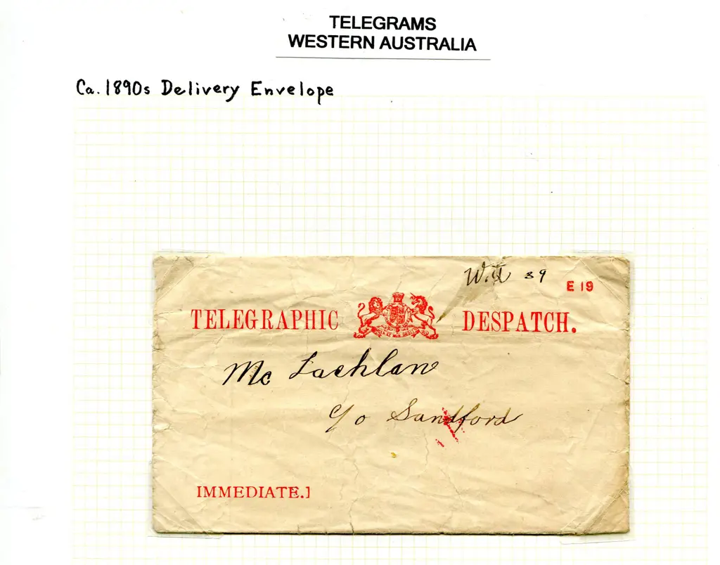 Telegrams 1897-1909 selection each with oval ... Image 1++