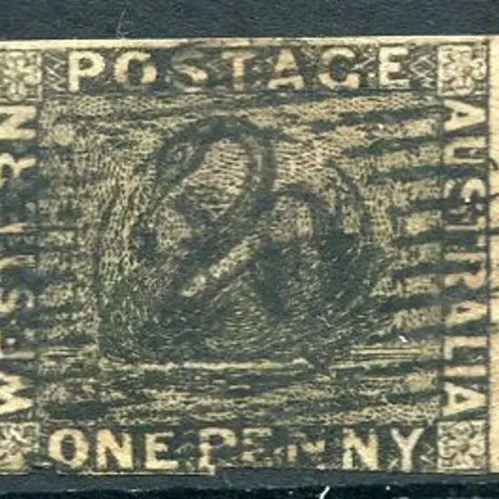 1854 1d black swan with 3 good to close margins, ...