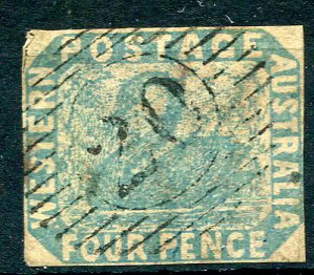 1854 4d pale blue with close to very close ... Image 1++