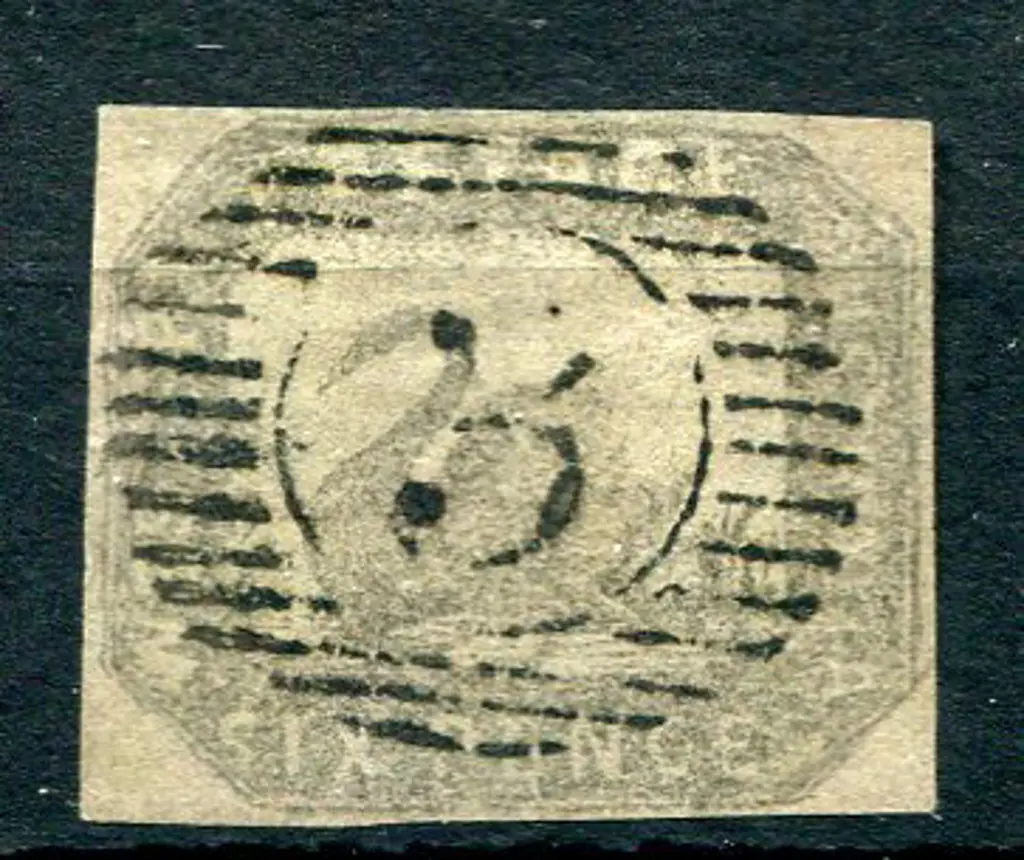 1859 6d grey-black with close but clear margins. ... Image 1++