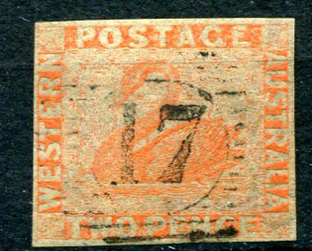 1860 2d pale orange with close but clear margins. ... Image 1++