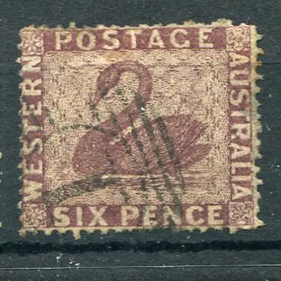 1861 2d blue, 6d purple-brown & 1/- yellow-green ...