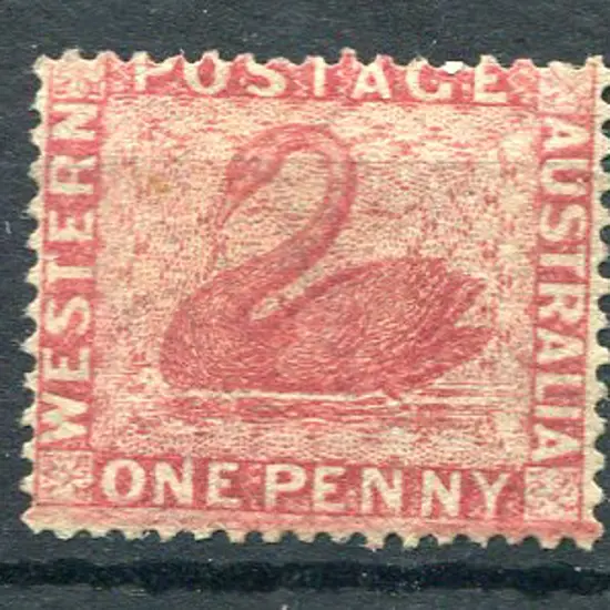 1861 1d rose, perf 14. MNG with fresh colour. SG ...