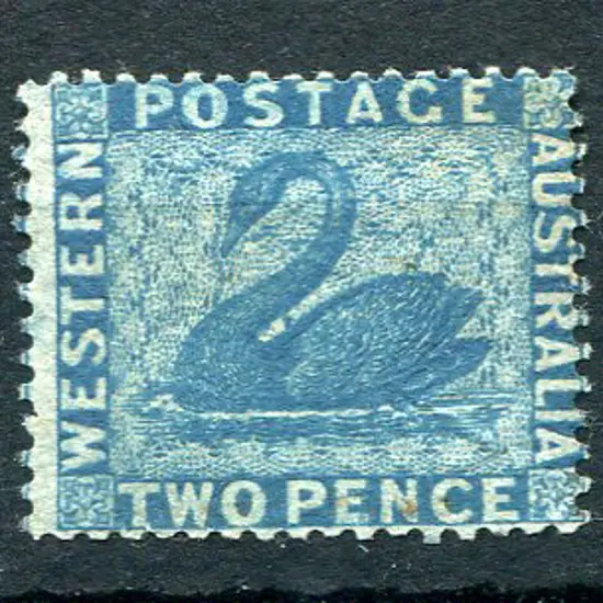 1861 2d blue, perf 14. MNG, small paper wrinkle on ...