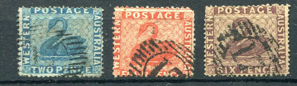 1861 2d blue (SG 41), 4d vermilion, perf. 14 (SG ... Image 1++