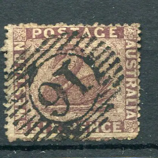 1861 2d blue (SG 41), 6d purple-brown (SG 36) & ...