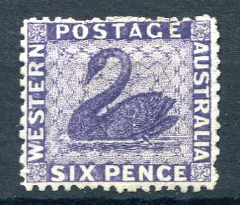 1864/65 6d violet with CrCC reversed wmk. A couple ... Image 1++