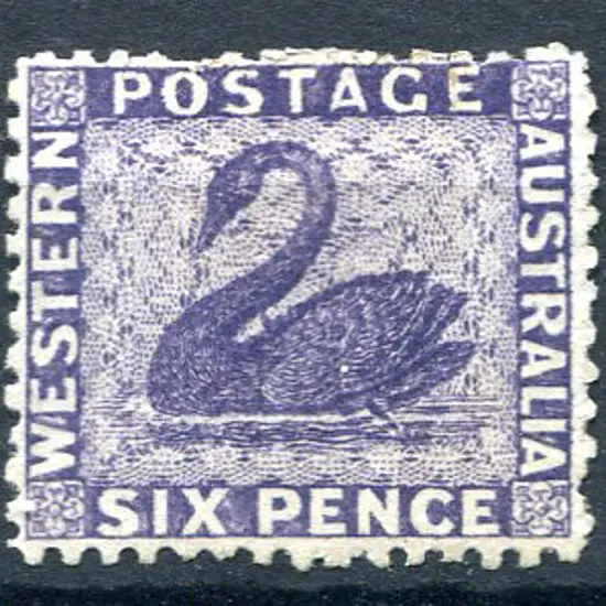 1864/65 6d violet with CrCC reversed wmk. A couple ...