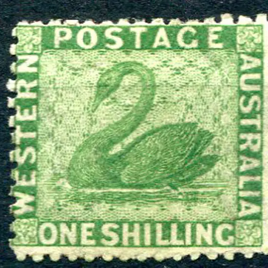 1865 1/- bright green. Fresh MNG with slightly ...