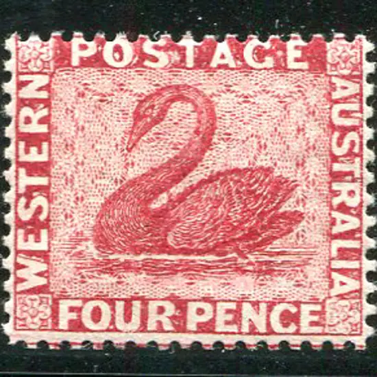 1882 4d carmine, perf. 14. Fine MLH with fresh ...