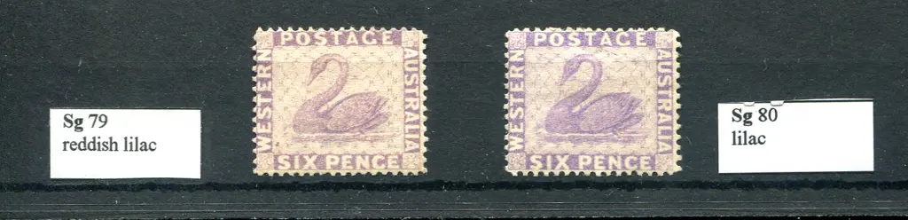 1882/84 reddish lilac & 6d lilac with former MH & ... Image 1++