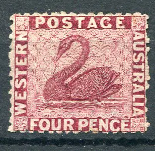1883 4d carmine, perf. 12. Fine MNG with fine ... Image 1++
