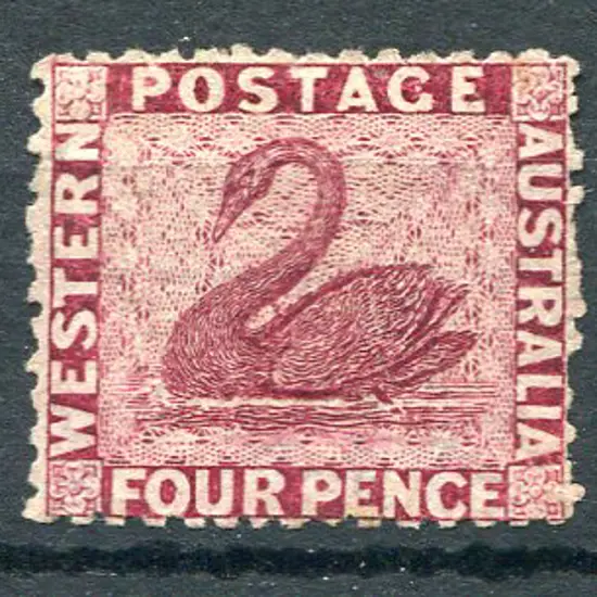 1883 4d carmine, perf. 12. Fine MNG with fine ...