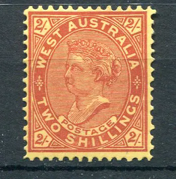 1902/11 2/- bright red on yellow. MLH with better ... Image 1++