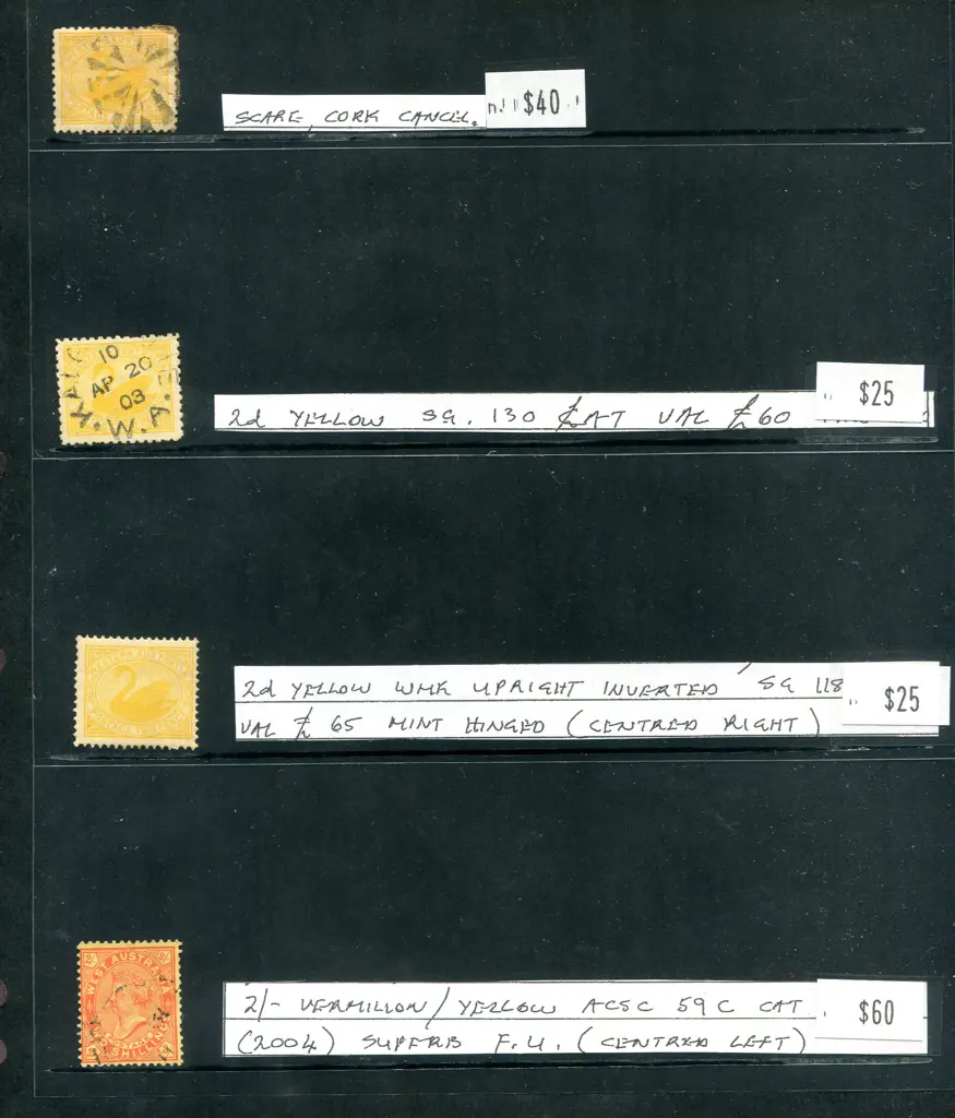 1902/11 2/- vermillion/yellow F/U (SG 124, Cat. ... Image 1++