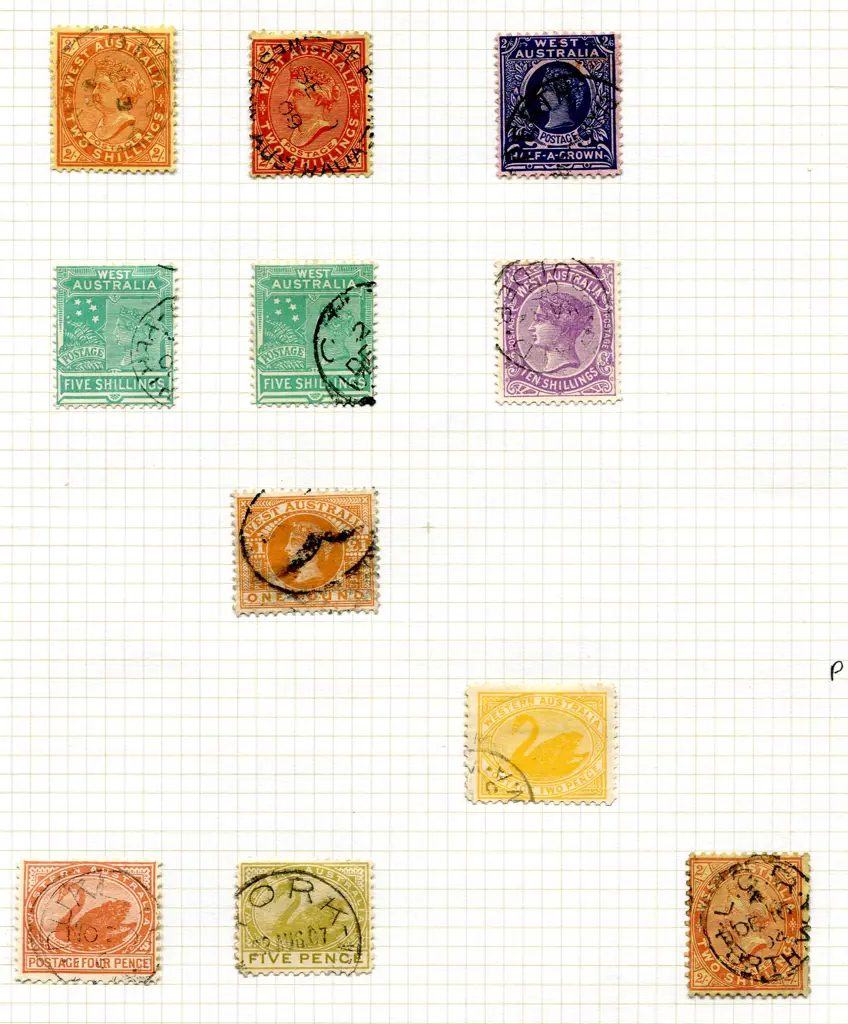 1902/11 2/- to £1 QV, V/CR wmk perf. 12½ range ... Image 1++