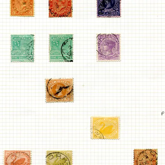 1902/11 2/- to £1 QV, V/CR wmk perf. 12½ range ...