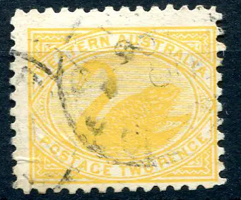 1902/11 2d yellow line perf 11. F/U centered ... Image 1++