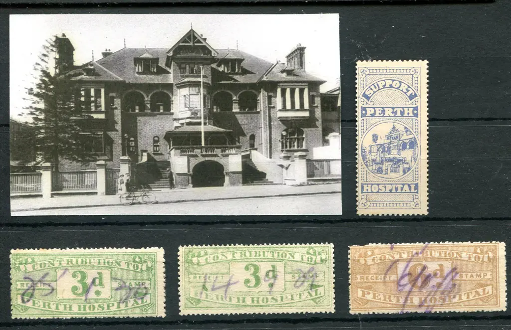 1930c 3d green x 2 & 6d bistre "Contribution to ... Image 1++