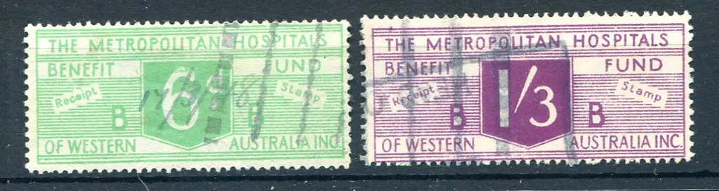 1940c 6d & 1/3d "The Metropolitan Hospital Benefit ... Image 1++