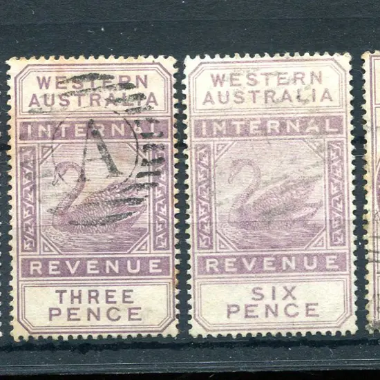 1881 1d, 2d, 3d, 6d, 1/- & 2/6d Internal Revenues ...