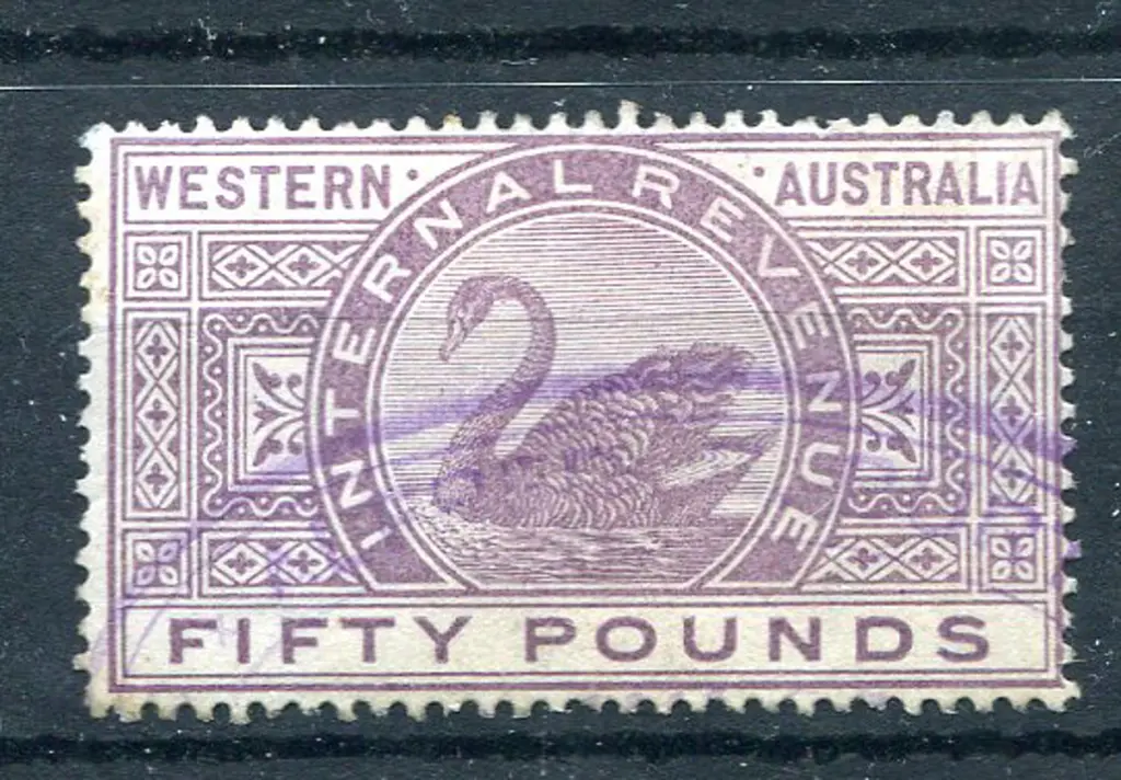 1896 £50 Internal Revenue. F/U with neat ORS, ... Image 1++