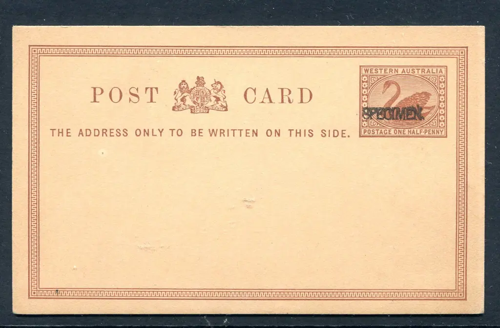 1879 ½d chestnut on salmon stock (PC 1) ovptd ... Image 1++