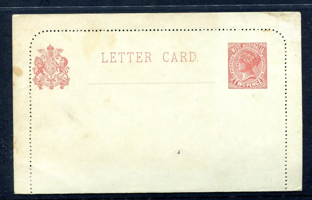 1902 2d brown-red Letter Card (LC 2) reasonably ... Image 1++