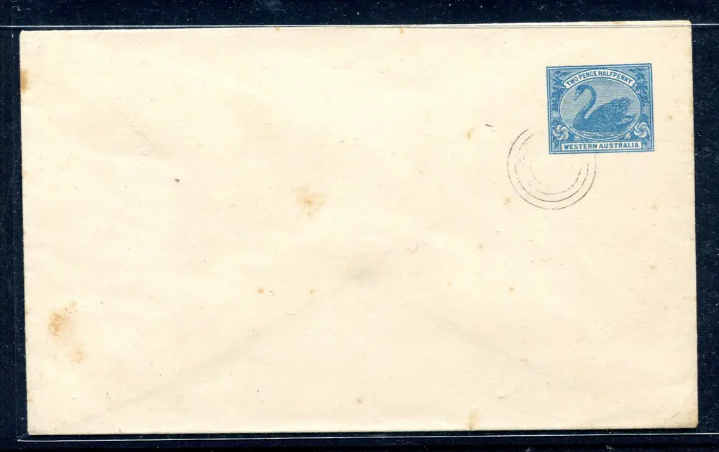 1902 2½d blue envelope (EN4) cancelled with UPU 4 ... Image 1++