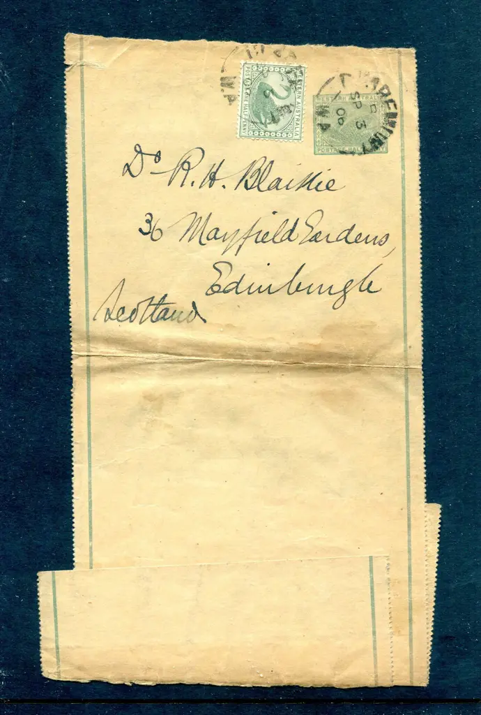 1903 (3rd Sept) ½d green single line border with ... Image 1++