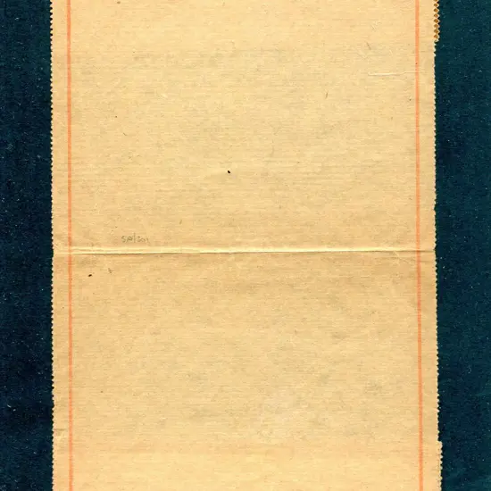 1904 1d red single line border wrapper in fine ...