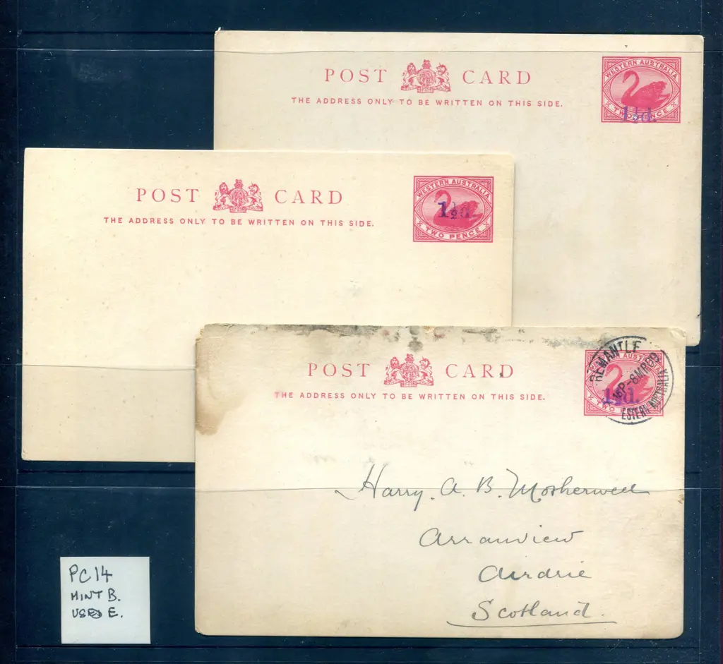 1905 "1½d." surcharged in violet ink on 2d red ... Image 1++