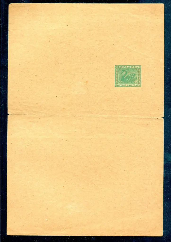 1910 ½d green, no line border on wove paper ... Image 1++