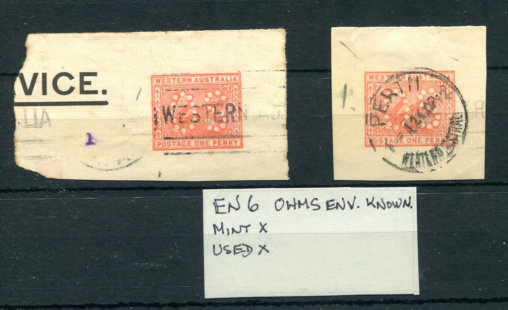 1911 1d red facsimile "OS" official envelope ... Image 1++