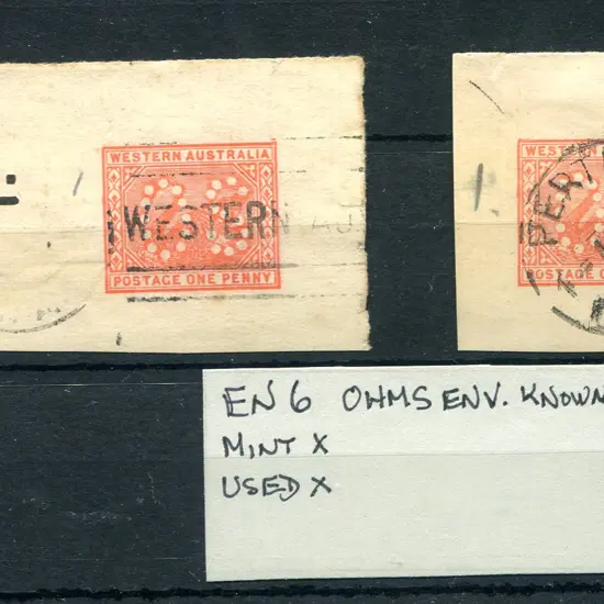 1911 1d red facsimile "OS" official envelope ...