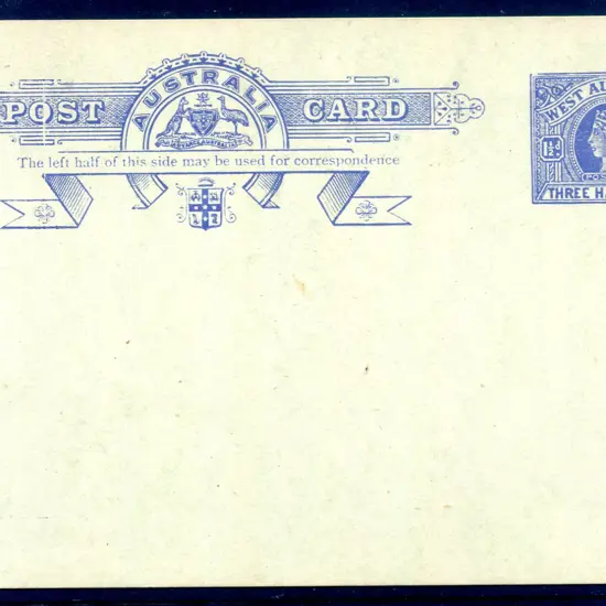 1911 1½d blue on green stock (PC 19). Superb ...