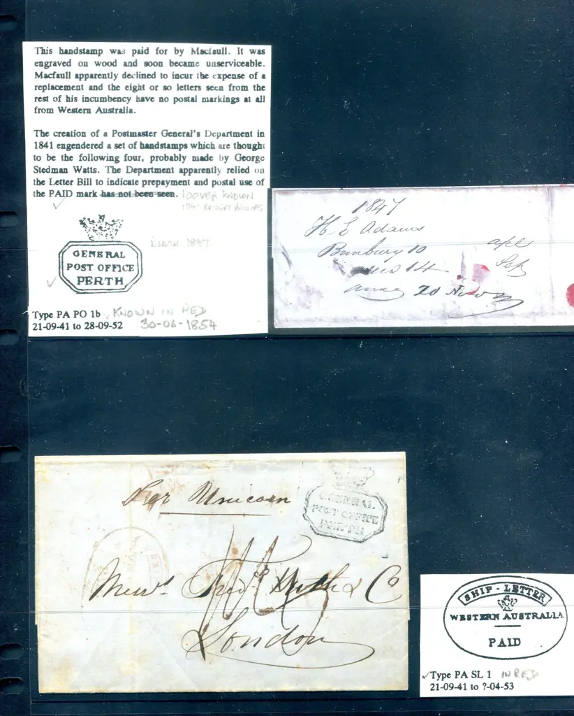 1847 An early entire pre-adhesive with General ... Image 1++