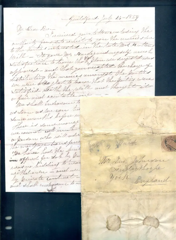 1859 (15th Jul) 1/- red-brown imperf with 4 ... Image 1++