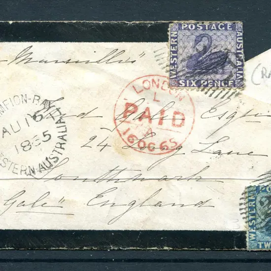 1865 (16th Aug) Proving cover for the 15 bar "20" ...