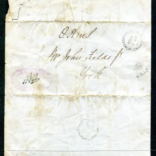 1882 (4th May) OHMS Crown Lands & Treasury ...