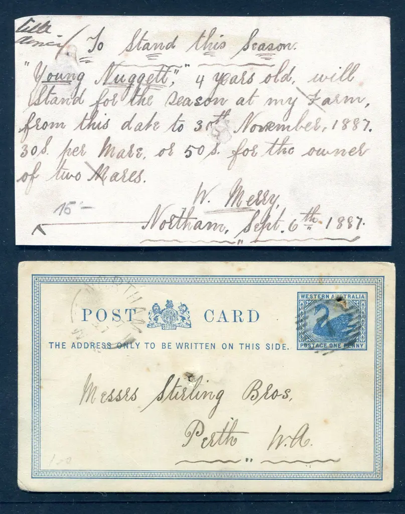 1887 (17th Sep) Northam proving item with 12 ... Image 1++