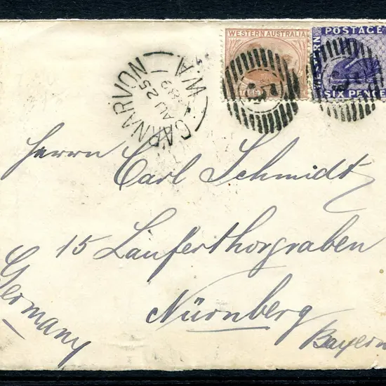 1889 (25th Aug) 12 barred numeral "5" proving ...
