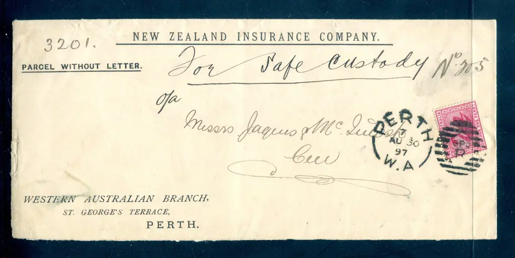 1897 (30th Aug) Perth to Cue "New Zealand ... Image 1++