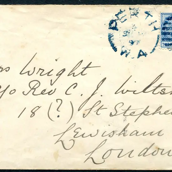 1897 (9th Sep) Lewisham, London addressed cover ...