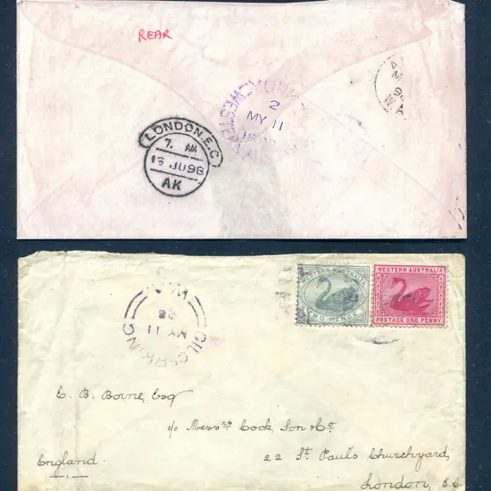1898 (11th May) Gilgerring to London cover with 2d ...