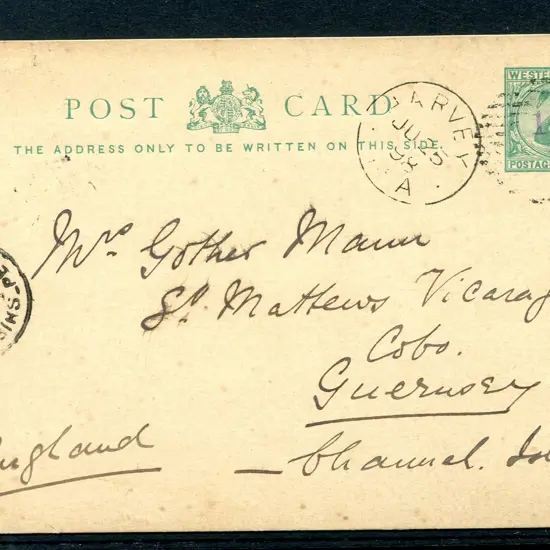 1898 (25th Jun) "1½d." surcharged 3d green Post ...
