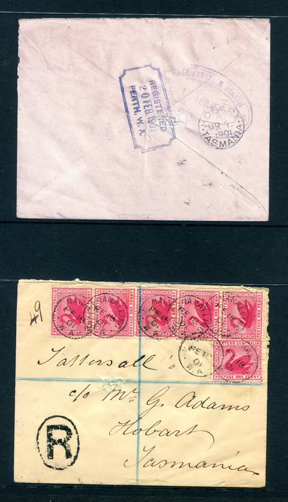 1901 (18th Jan) Kunanalling Registered cover to ... Image 1++