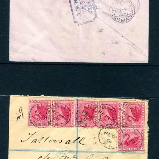 1901 (18th Jan) Kunanalling Registered cover to ...